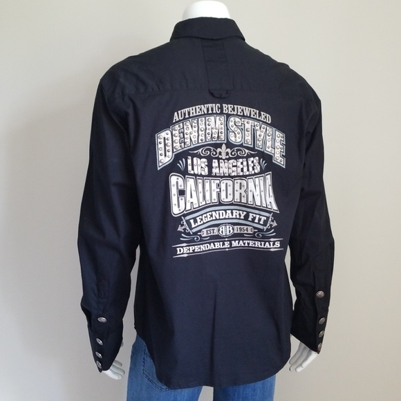 Bejeweled Man by Susan Fixel Other - Moto Shirt Bejeweled Man by Susan Fixel - XXL